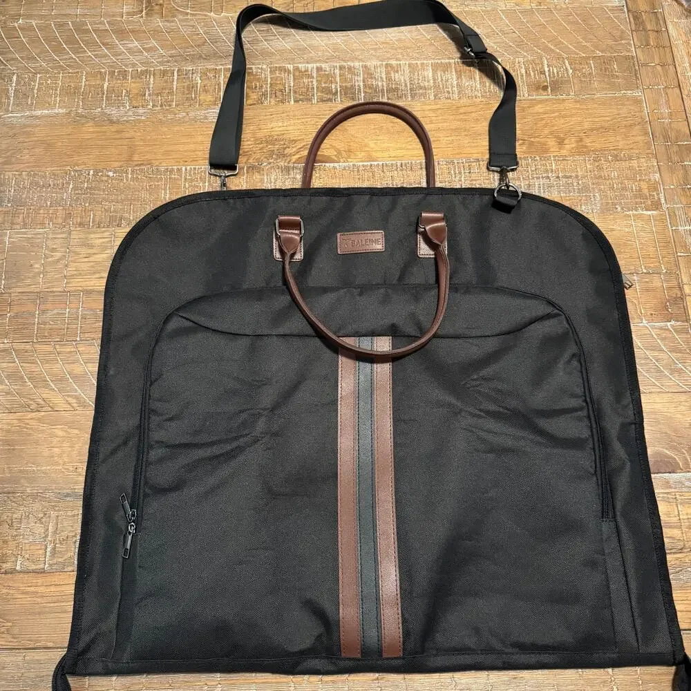 Baleine Garment Bag Travel Bag Suit Black and Brown #Travel #Traveller #Business